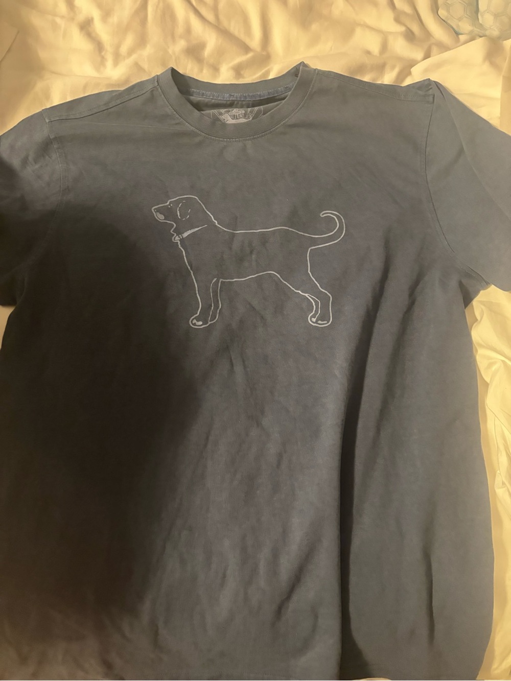 The Black Dog Graphic T-Shirt - Navy